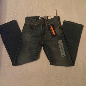 NWT Old Navy Straight Built-In-Flex Size 8 Jeans With Adjustable Waist